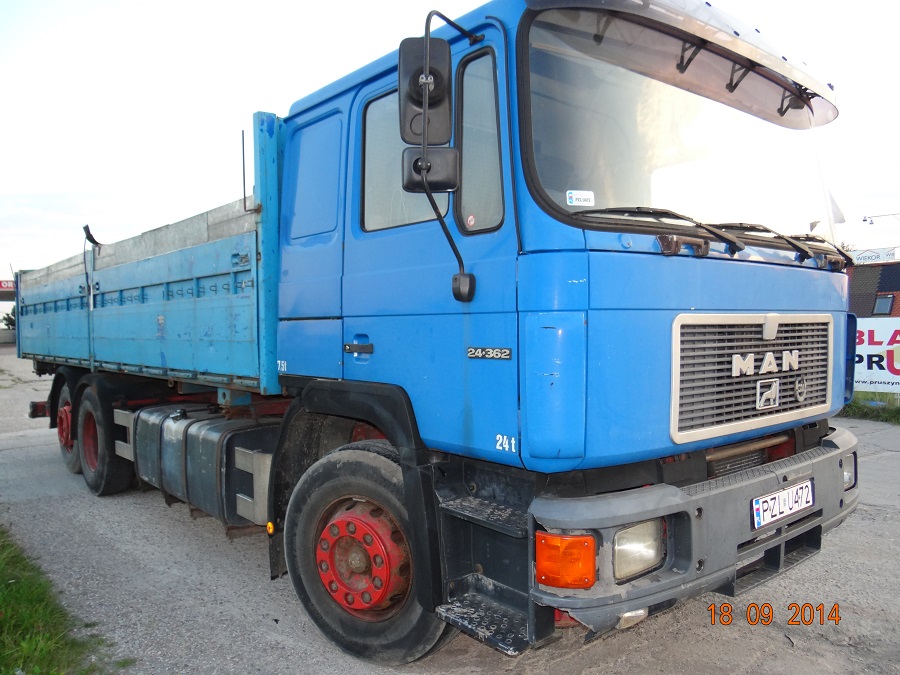 MAN 24-372 Ciężarowy skrzyniowy skup sprzedaż