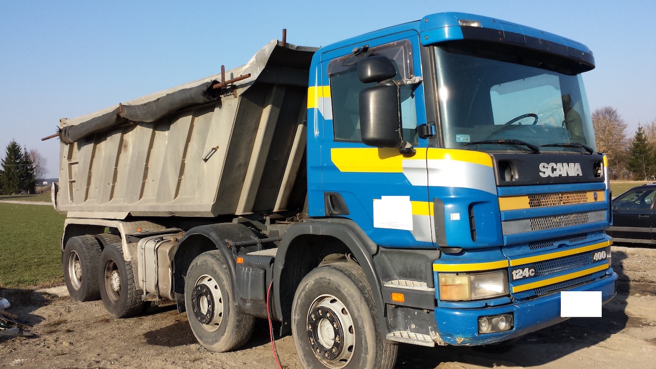 SCANIA 8x4 wywrotka